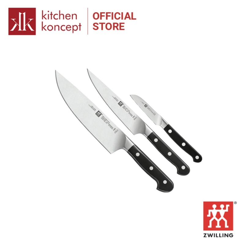 [Trả góp 0%] ZWILLING - Bộ dao làm bếp ZWILLING Pro - 3 món (B)