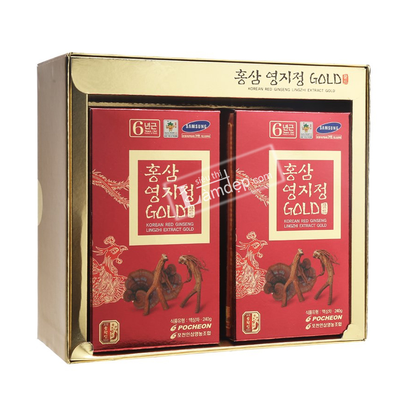 Cao Hồng Sâm Linh Chi Hàn Quốc - 240g