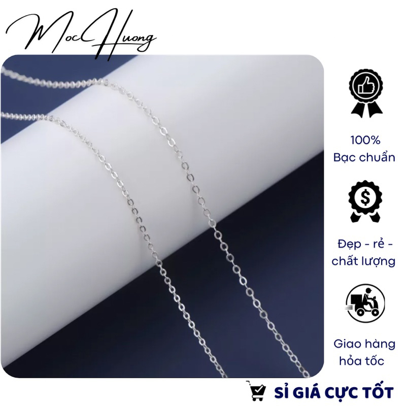 15cm dây bạc dạng mắt xích làm vòng handmade - MH849