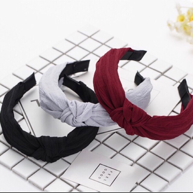Bờm buộc tóc turban kute