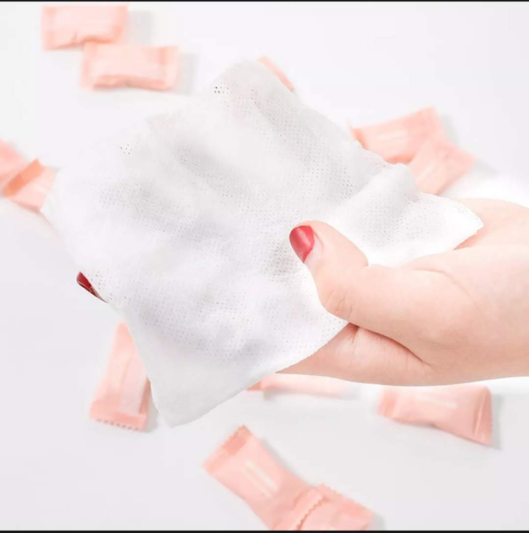 Khăn giấy nén dạng viên kẹo đáng yêu