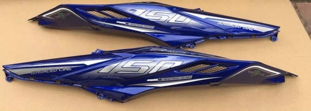 Ốp sườn thân sau exciter độ - Kiểu mô tô PKL - Độ thân sau xe máy