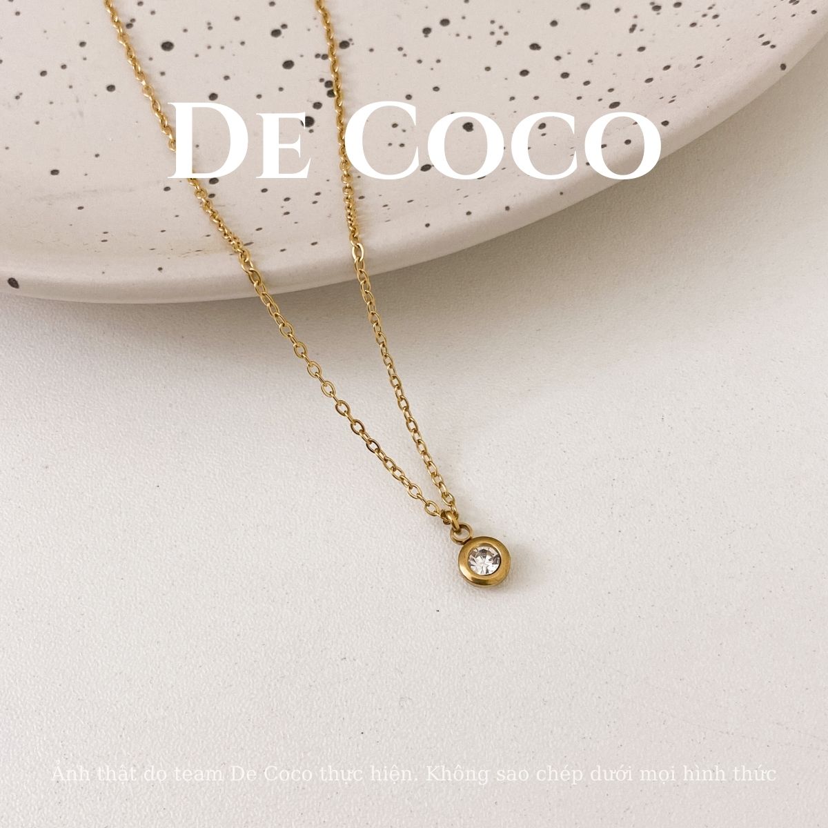 KHÔNG ĐEN GỈ - Vòng cổ, dây chuyền nữ Blink De Coco