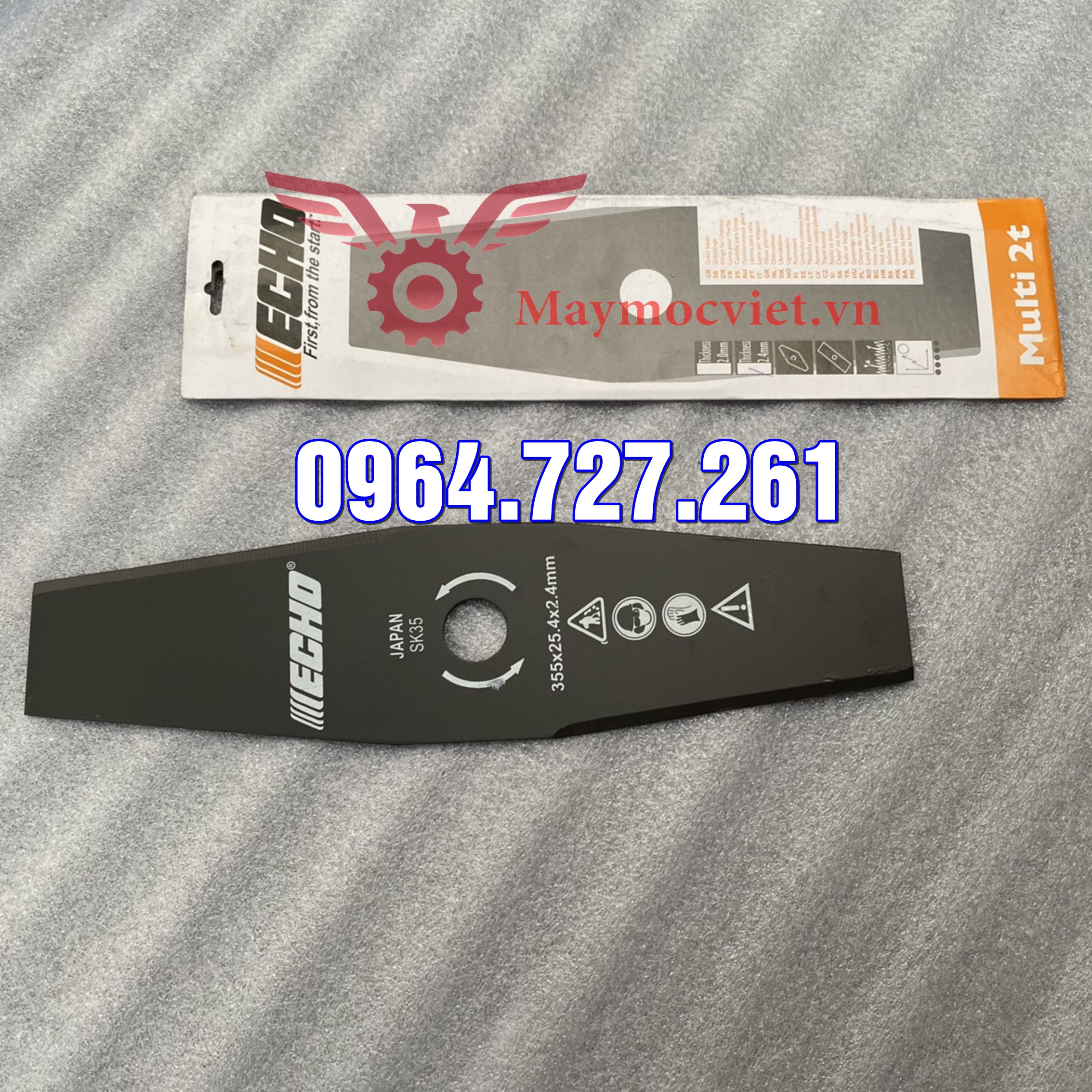 Lưỡi cắt cỏ cao cấp Echo Nhật Bản vát chéo