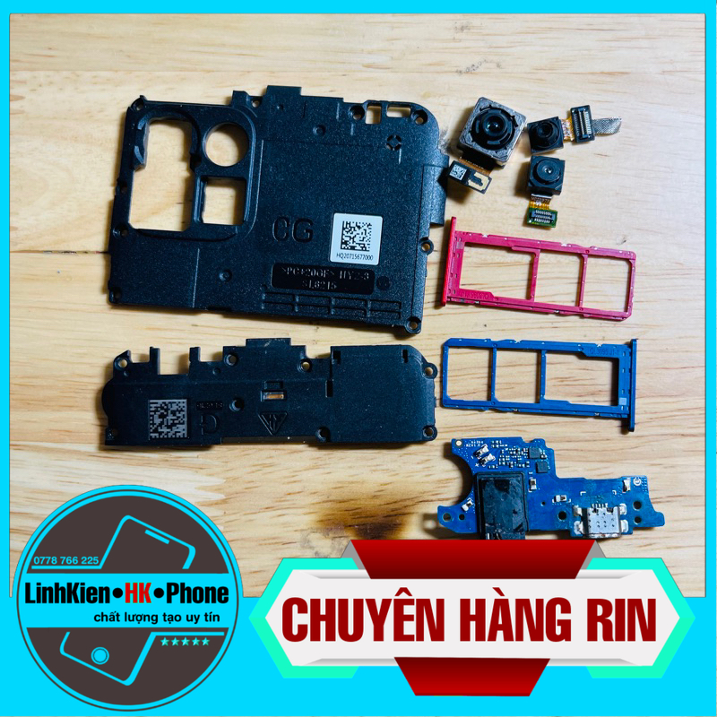 Linh Kiện Samsung A03 / Camera trước sau,main sạc,loa ngoài,khay sim,nẹp đậy main,cảm biến tiệm cận,PIN rin bóc máy
