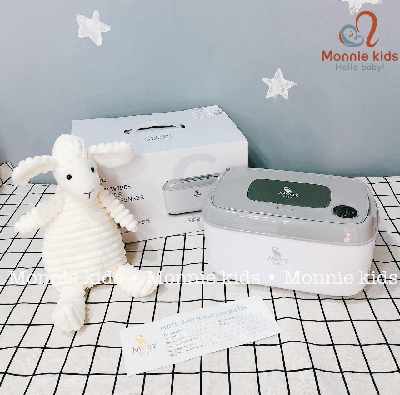 Máy làm ấm khăn ướt MOAZ BEBE MB-008