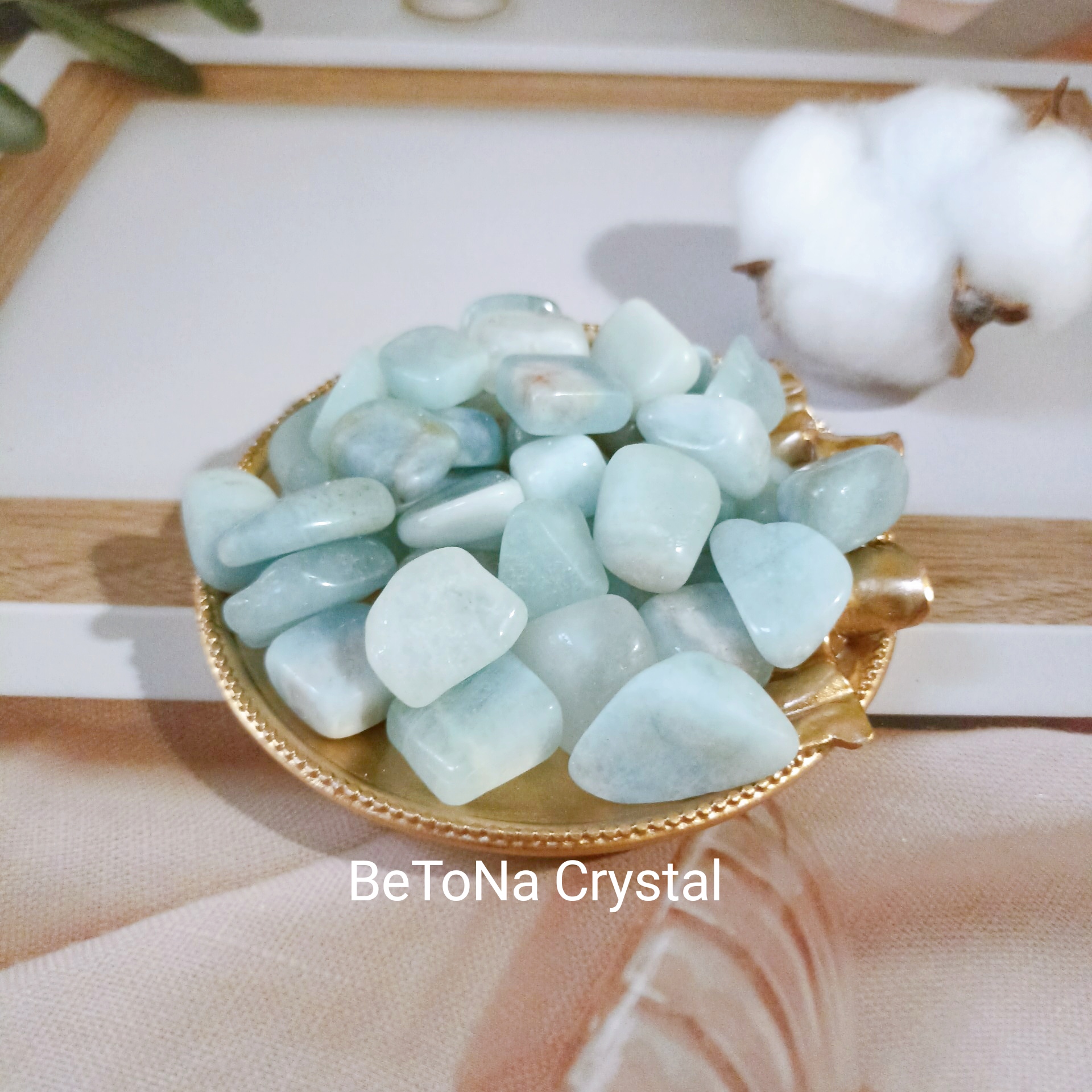 Viên đá Aquamarine đá thanh tẩy