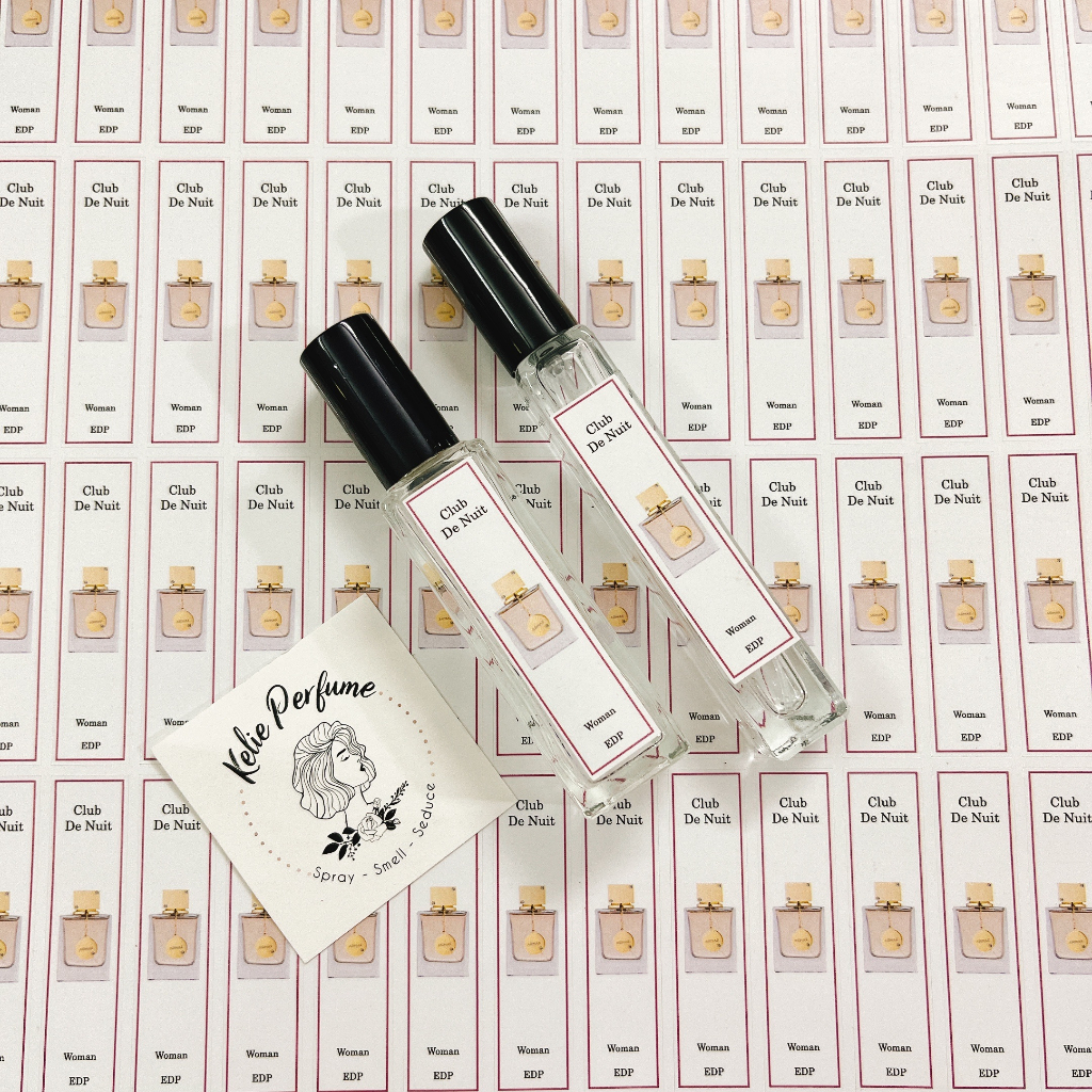 [HCMC] combo 10 PCs of armaf perfume bottle sticker for full range refills