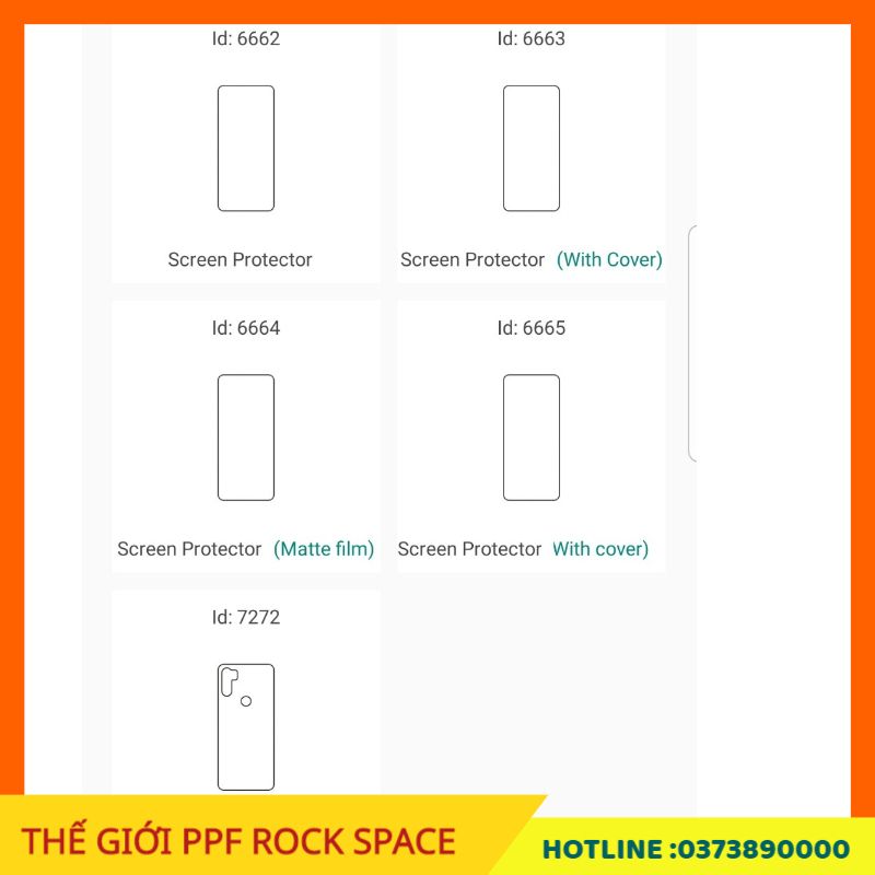 Dán màn hình PPF Vsmart Active 3 ( Có Mặt trước, Mặt Sau, Full bộ theo lựa chọn) Rock Space