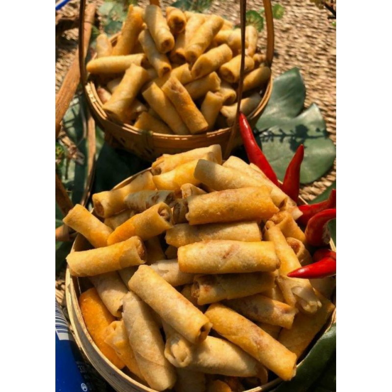 SNACK CHẢ GIÒ TÔM SẤY + CHẤM SỐT MAYONNE
