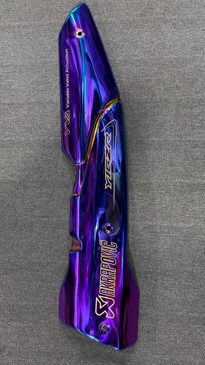 Che bô ex155 inox lên màu titan