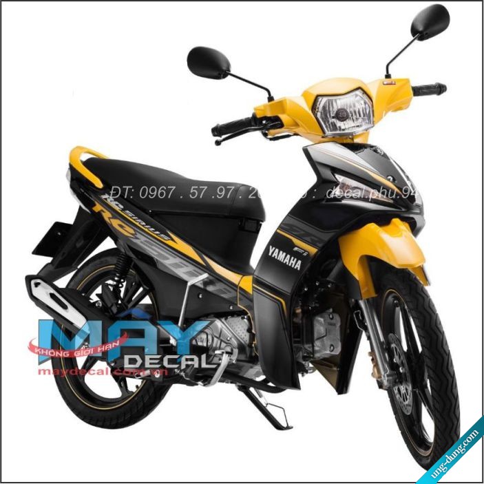 Tem rời Sirius Fi vàng đen (X) - mẫu mã đa dạng - chi tiết sắc nét - nhận làm Tem rời theo yêu cầu