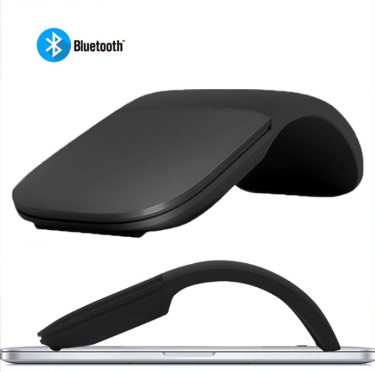 Wireless Foldable Arc Mouse for surface pro Folding Bluetooth Touch Mice