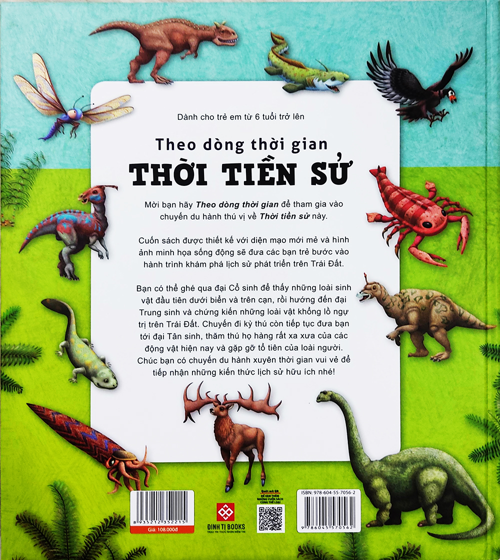 Sách cho bé - Theo Dòng Thời Gian - Thời Tiền Sử