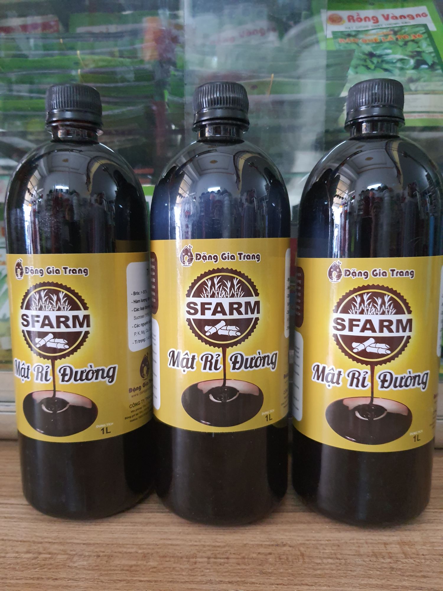 Mật rỉ đường SFARM - CHAI 1 LÍT.