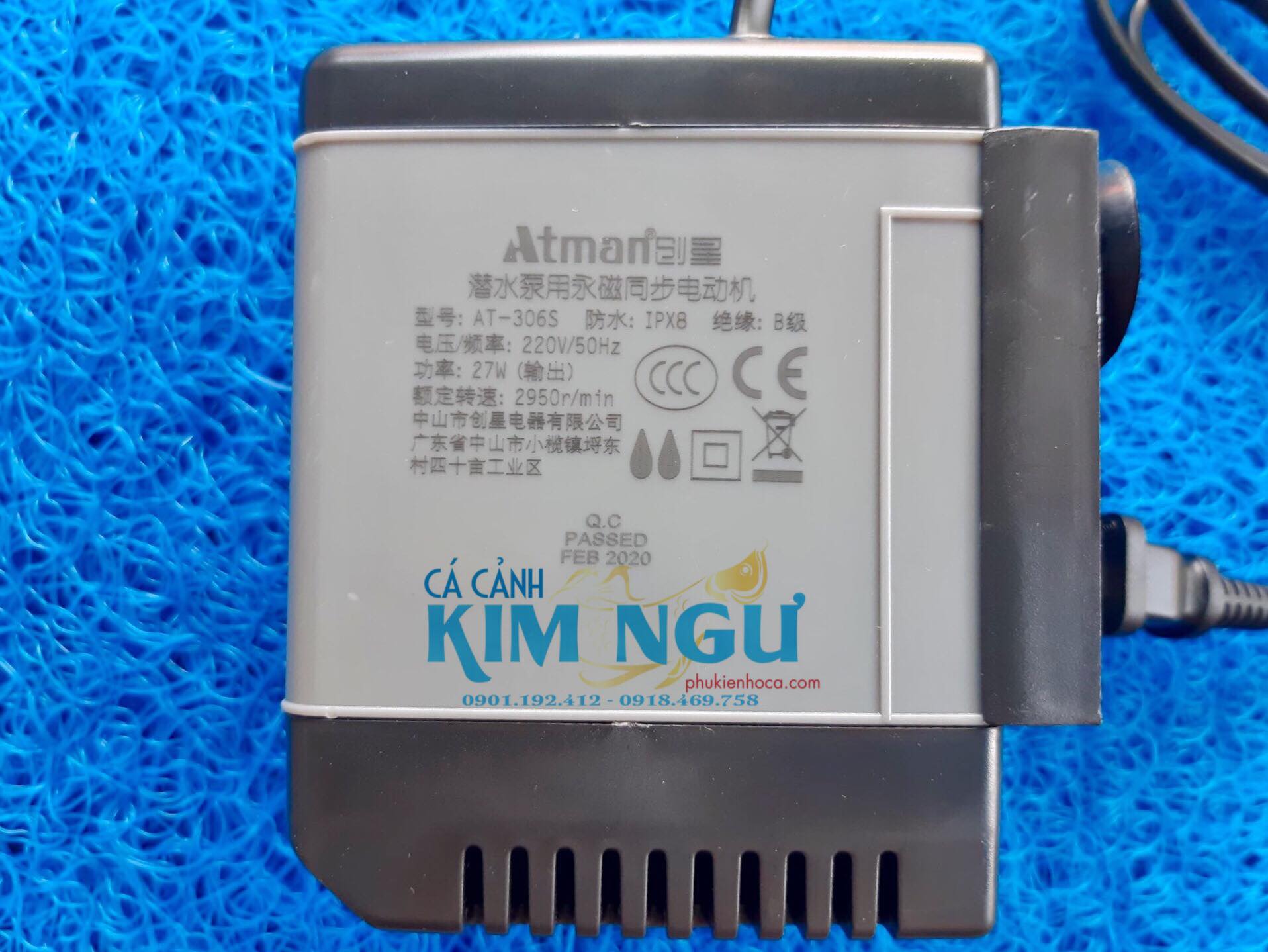 Máy Bơm Nước Hồ Cá ATMAN AT 306S (27W) AT306S