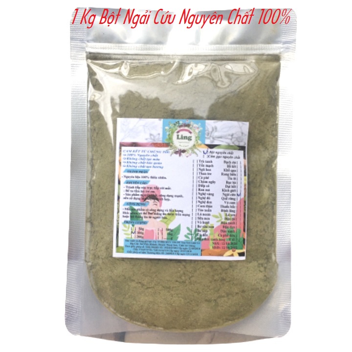 500g-1 kg bột ngải cứu có giấy vsattp và đkkd nguyên chất thiên nhiên 100% dùng để đắp mặt đa công dụng