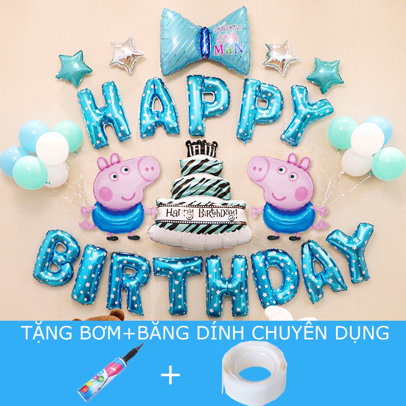 [GIAO HÀNG SIÊU TỐC] COMBO BÓNG BAY VÀ CHỮ TRANG TRÍ SINH NHẬT LOẠI LỚN CỰC ĐẸP - TRỌN BỘ CHỮ HAPPY BIRTHDAY + BÓNG BAY TRANG TRÍ SINH NHẬT TẠI NHÀ CHO MỌI LỨA TUỔI