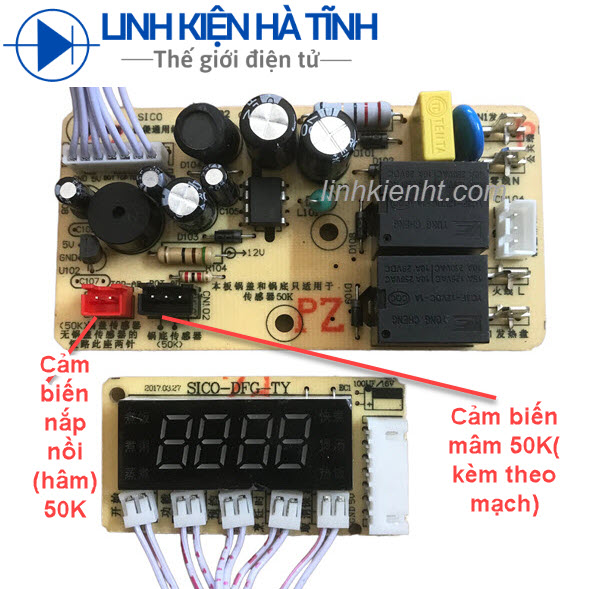 Mạch nồi cơm điện tử đa năng bo nồi cơm điện tử đa năng