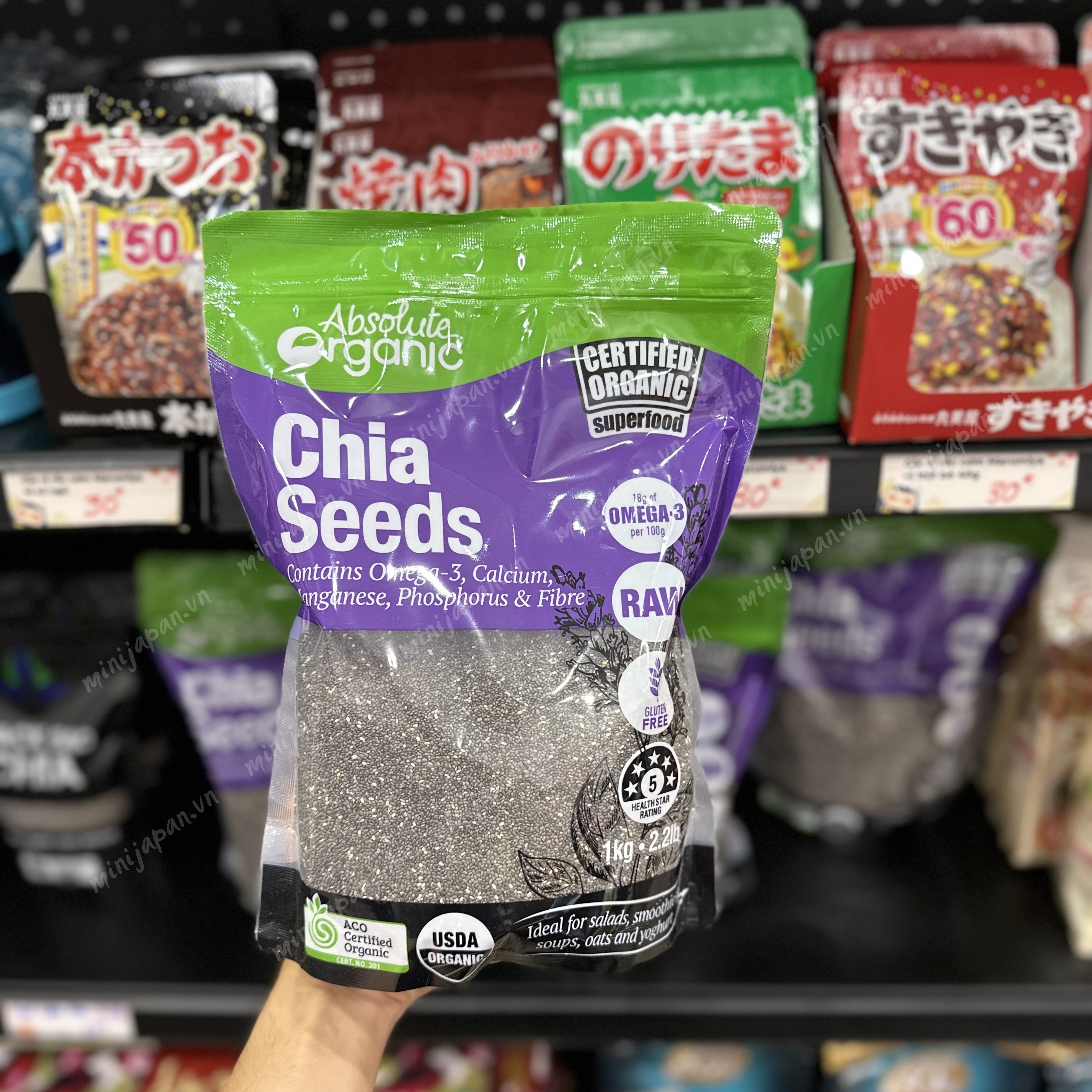 Hạt Chia Úc 1KG Absolute Organic Hữu Cơ