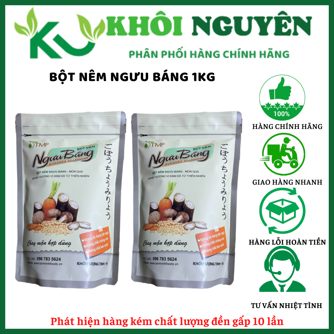 Bột nêm ngưu báng Tâm Minh gói 1kg