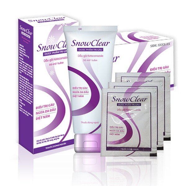 Dầu gội Snowclear (Snow clear 50 gói x 5ml) ,