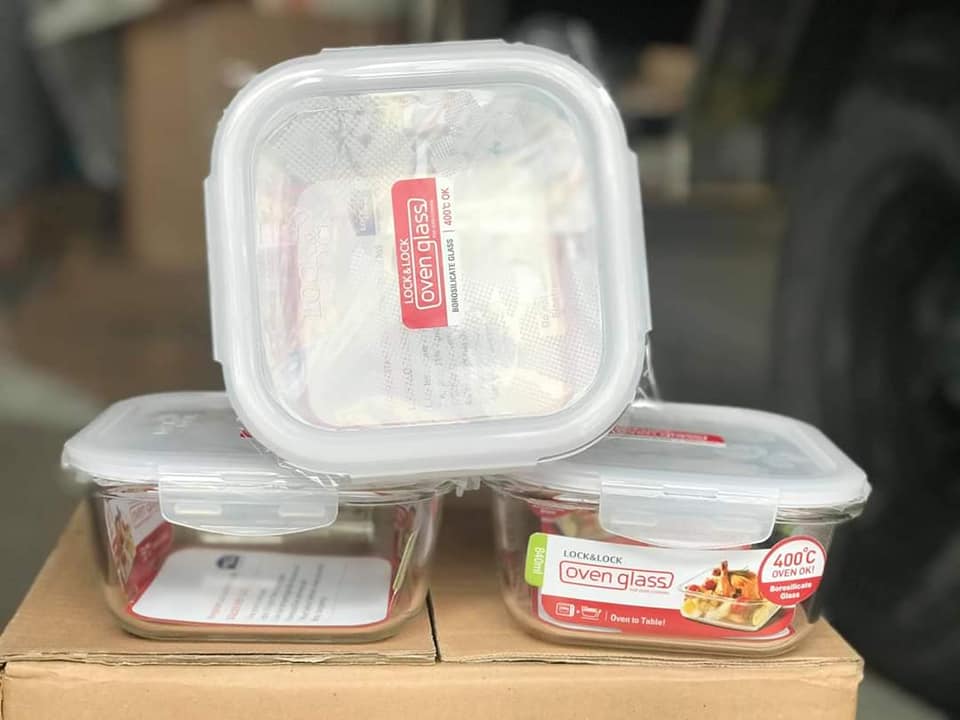 [HCM]Hộp Thuỷ Tinh lock and lock 840ml