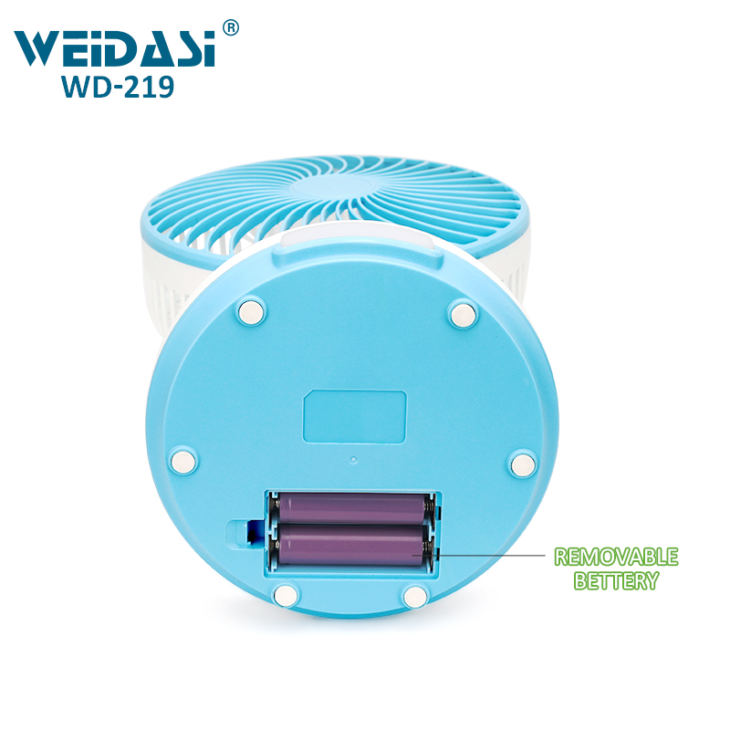 Quạt Mini Sạc Tích Điện WEIDASI WD-219