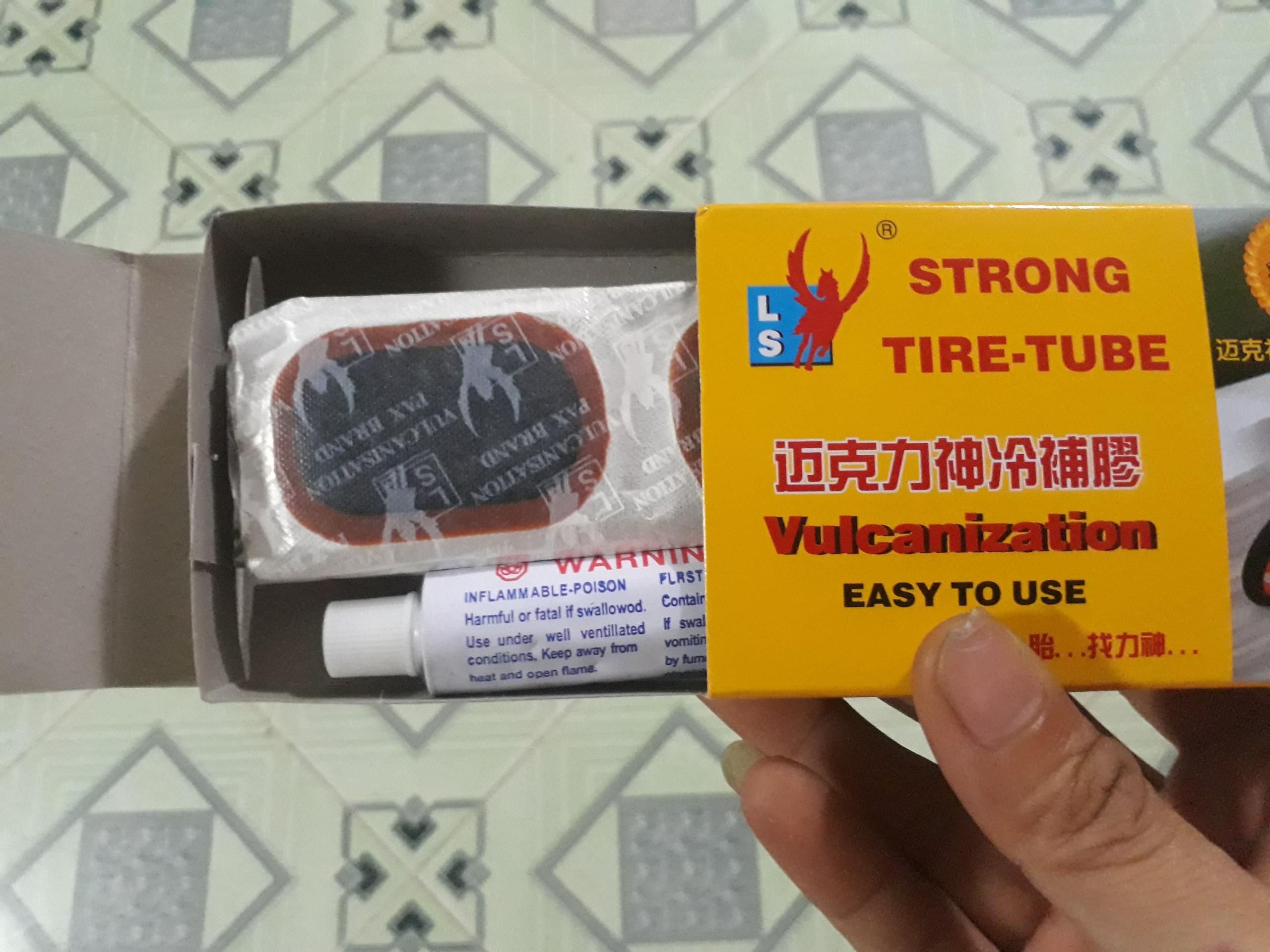 Bơm Chân Vá Xe Có Ruột 8 Món