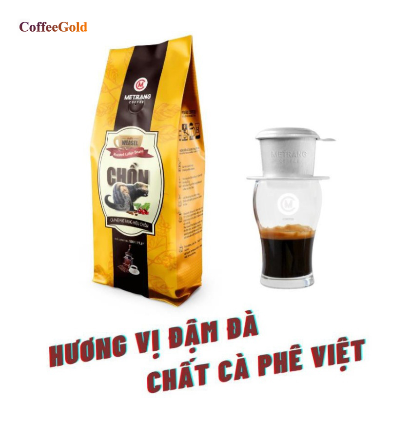 [HCM]Cà Phê Mê Trang cà phê Chồn (C) Hạt Arabica Moka (Cầu đất Cao Cấp)