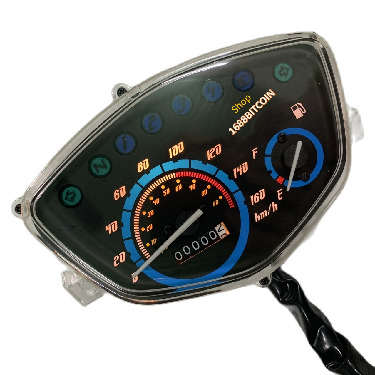 Đồng hồ cơ xe sirius -đồng hồ tốc độ xe yamaha ,sirius ,chất liệu nhựa cứng chịu va đập -mặt kính đồng hồ sirius