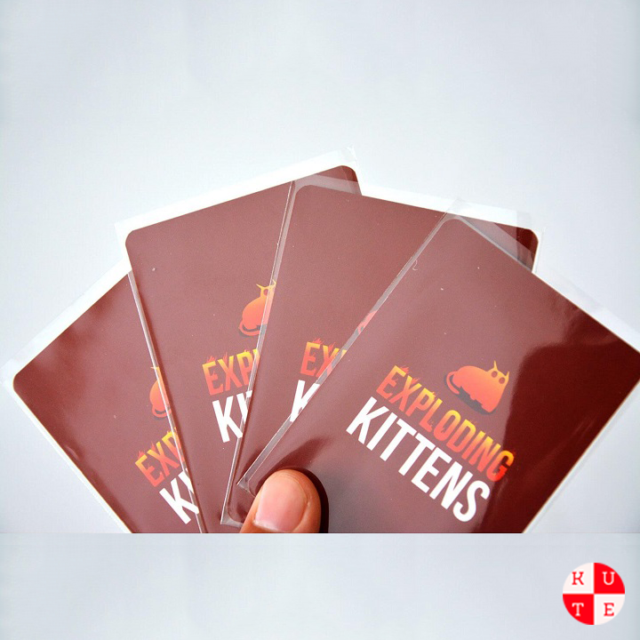 Sleeves Bọc Bài Mèo Nổ 6.4 x8.9 Cm Board Game Exploding Kittens 100 cái