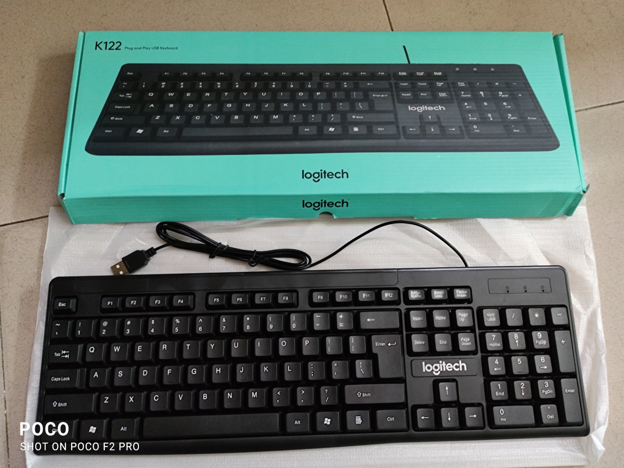 BÀN PHÍM Keyboard LOGITECH K122 USB. VI TÍNH QUỐC DUY | Lazada.vn