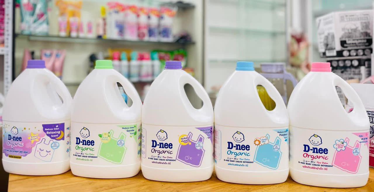[TEM ĐẠI THỊNH] NƯỚC GIẶT XẢ 2 IN 1 DNEE THÁI LAN 3000ML Màu Tím