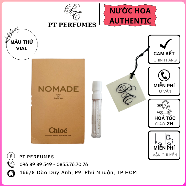 Mẫu thử Vial Sample nước hoa 𝗖𝗵𝗹𝗼𝗲́ 𝗡𝗼𝗺𝗮𝗱𝗲 1.2ml (Cam kết chuẩn Auth)