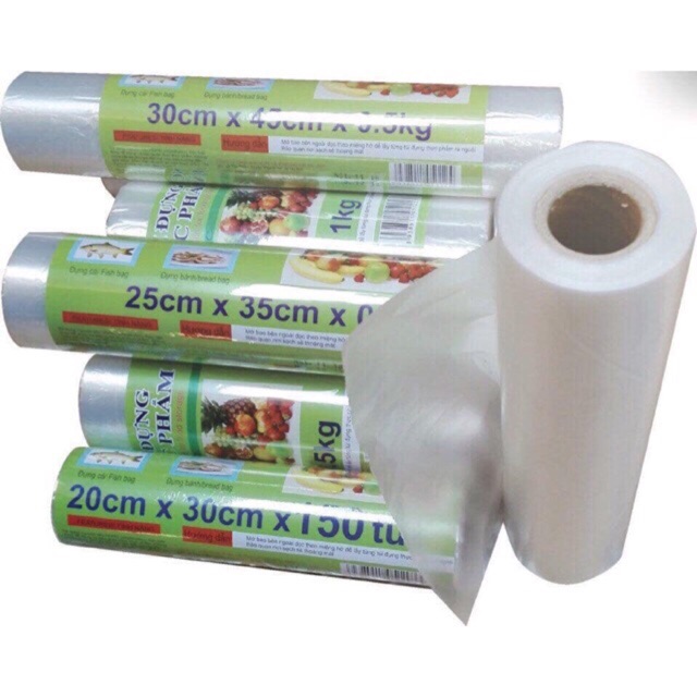 1 Cuộn Túi Đựng Thực Phẩm500G Tự Phân Hủy Sinh Học