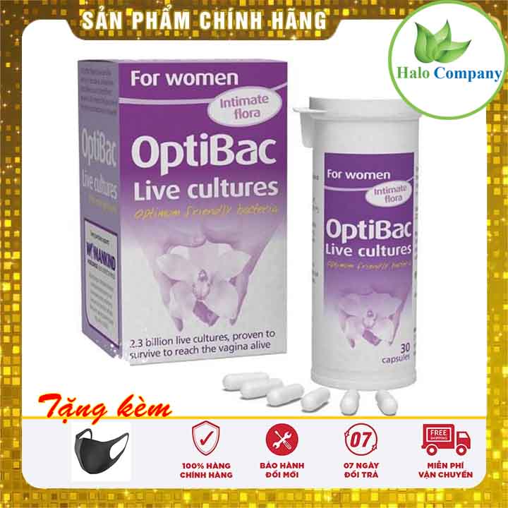 Men vi sinh OptiBac Probiotics 30 viên cho phụ nữ