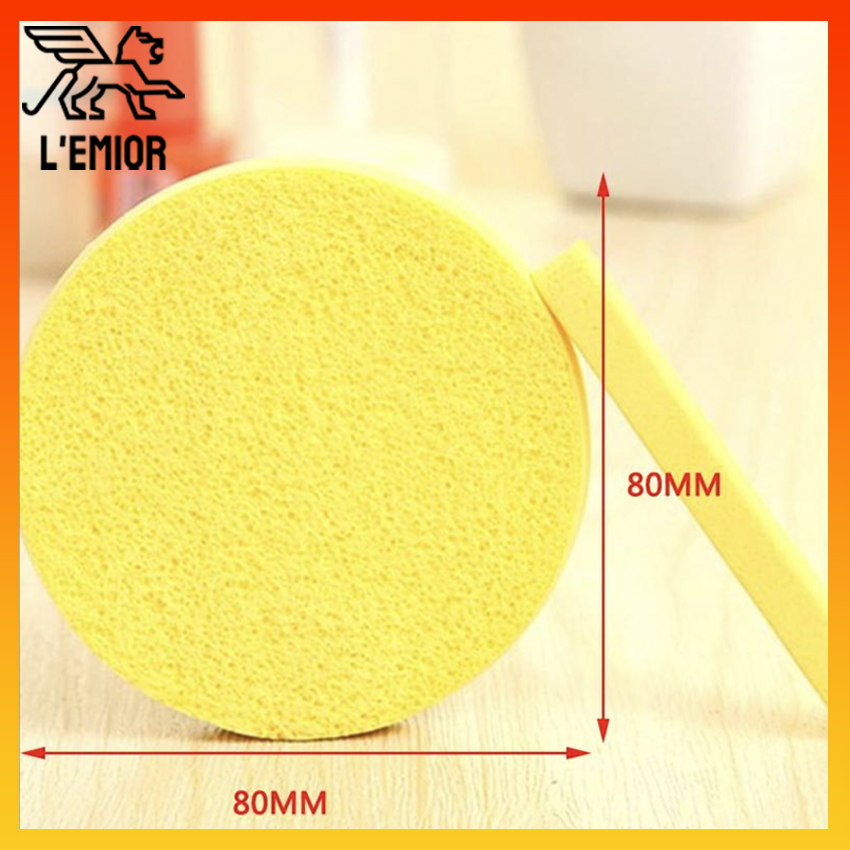1 Miếng Bông Nở Bọt Biển Rửa Mặt- - LEMIOR