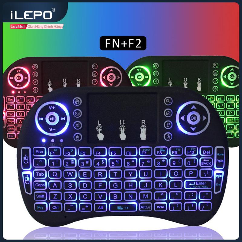 Bàn Phím Mini Kiêm Chuột Bay Có Đèn Không Dây Siêu Tiện Lợi Chỉ Dành Cho Android Box Và PC...