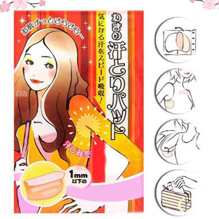 Miếng dán dưới nách áo, tấm lót thấm hút ngăn đổ mồ hôi nách , miếng dán thấm hút mồ hôi nách diệt khuẩn hiệu quả