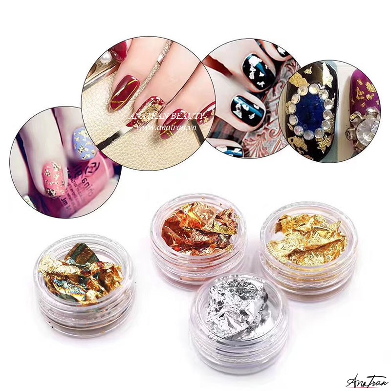 Giấy Nhũn Vàng Bạc Set 12 Ô