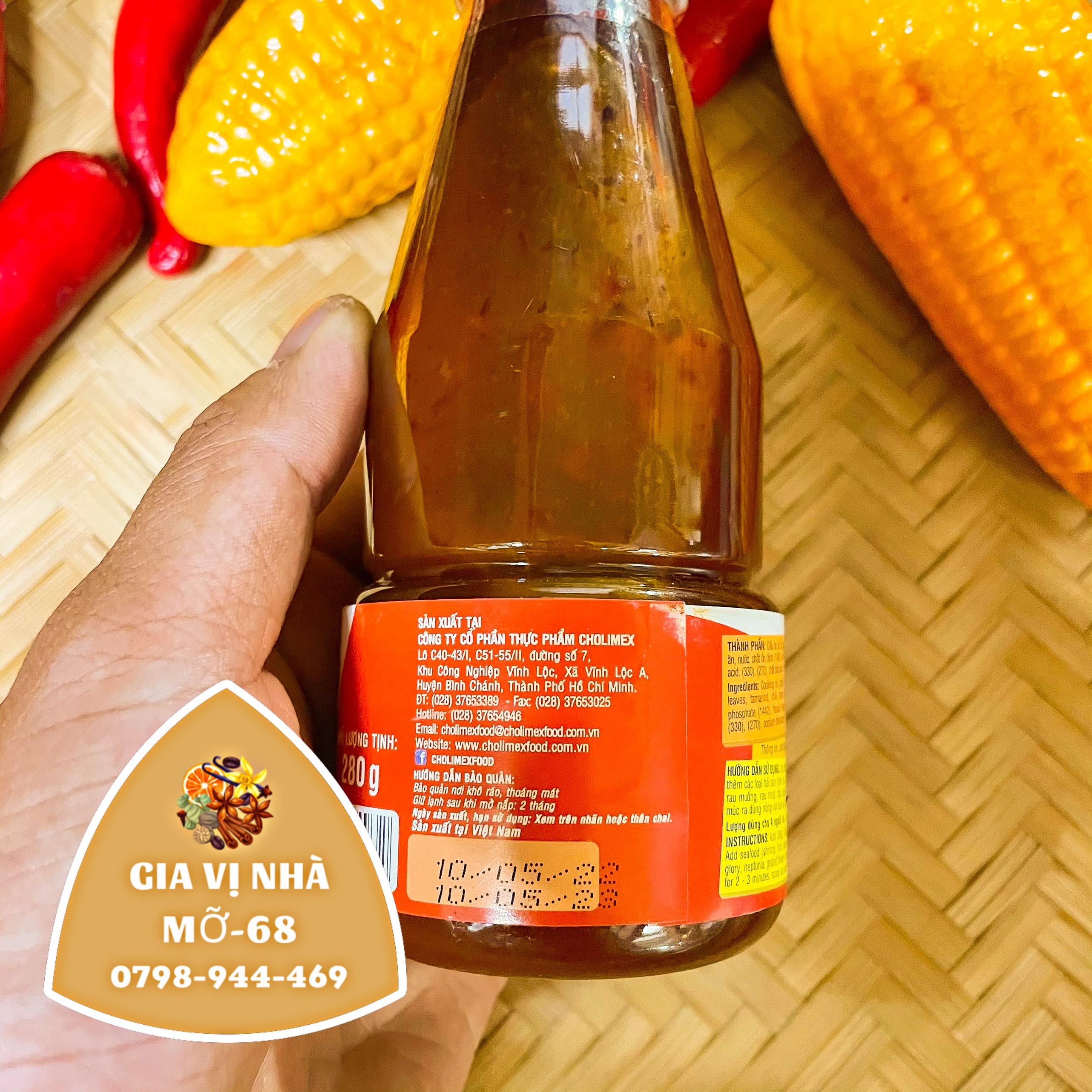 SỐT LẨU THÁI CHOLIMEX- CHAI 280GR