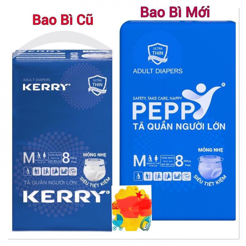 Tã quần người lớn Kerry size M 8 miếng L 7 miếng