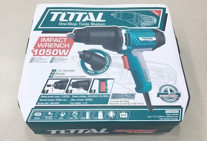 1/2inch Máy vặn bu lông 1050W TOTAL TIW10101