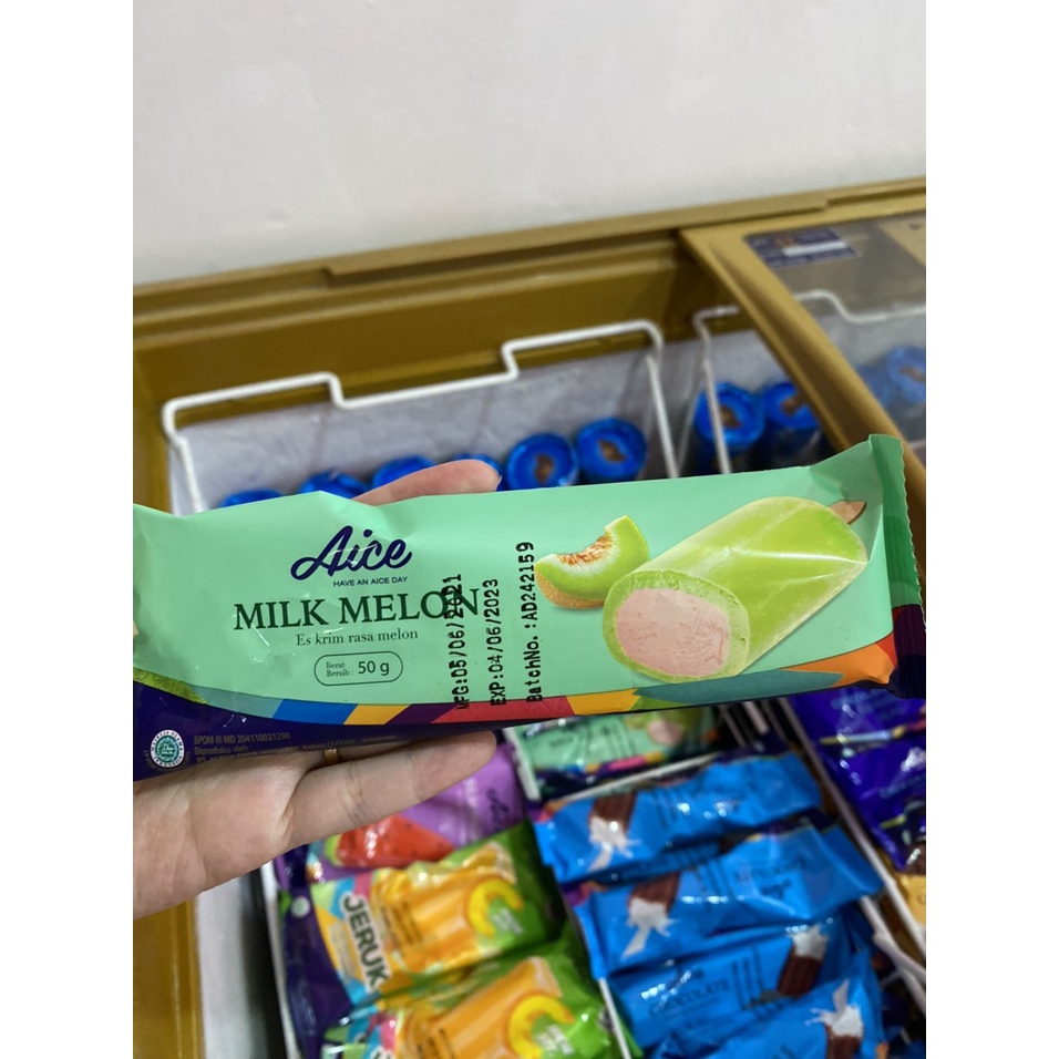 [chỉ giao HCM chọn giao hàng 2h] Kem Dưa Lưới - Kem Aice - Kem Haidilao