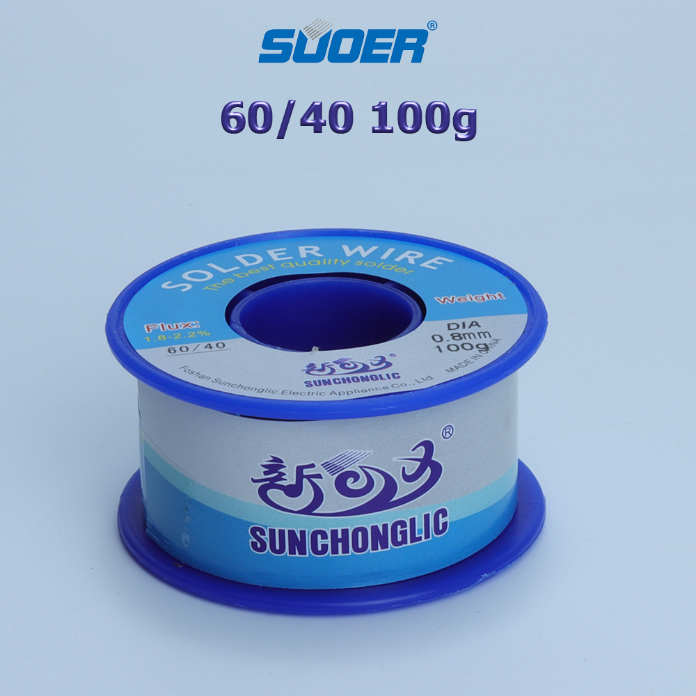 Thiếc hàn cao cấp SUOER 60/40 65/35 nhẹ lửa độ bóng cao