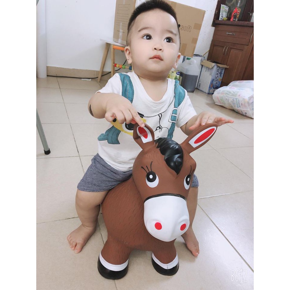 [Tặng Kèm Bơm- Có Hộp- Bảo Hành Một Năm] Thú Nhún Toyhouse Cao Cấp