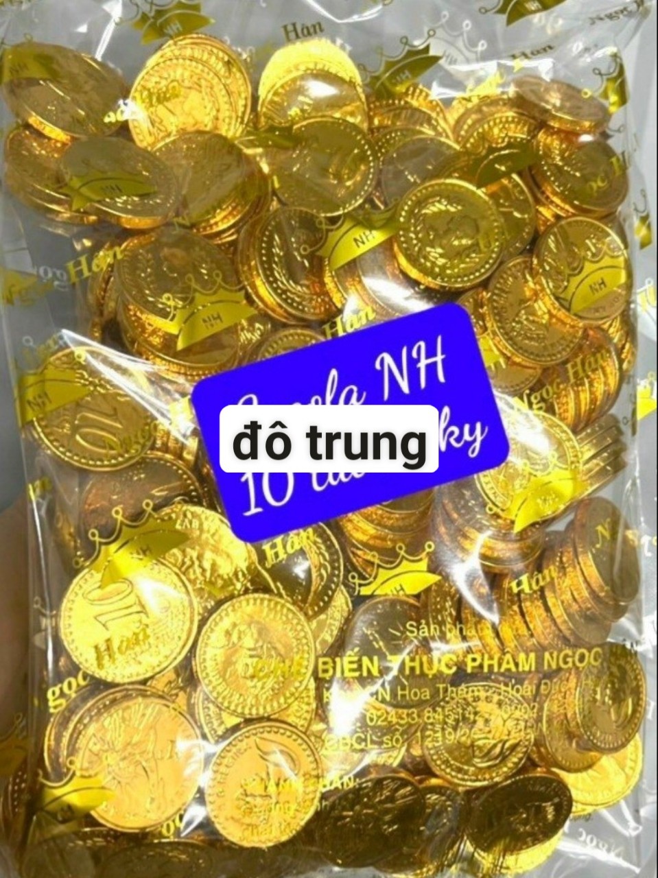 socola đồng tiền Mỹ  date mới