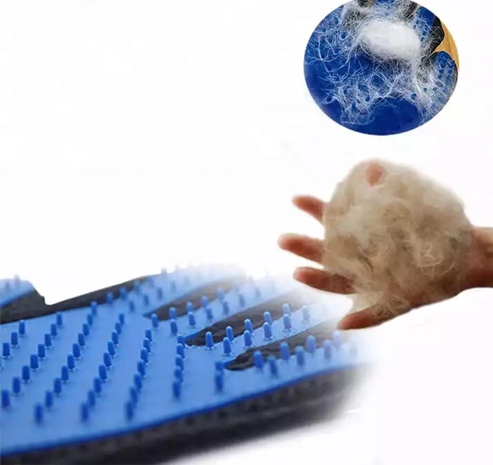 Găng tay tắm chải lông mèo chó