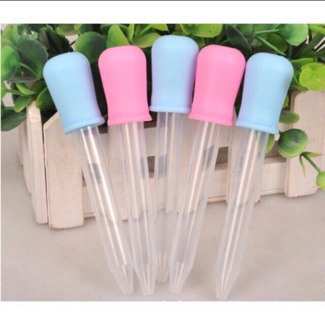 Set 5 ống bón sữa/ t.h.u.ố.c an toàn 5ml. Dụng cụ bón t.h.u.ố.c/ sữa an toàn cho bé
